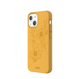 Pela Classic Honey Bee Miljøvenligt Plantebaseret Case Til iPhone 13 Mini - Orange