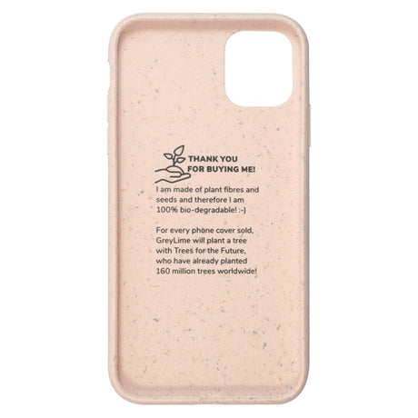 iPhone 11 GreyLime 100% Biodegradable Cover - Lyserød