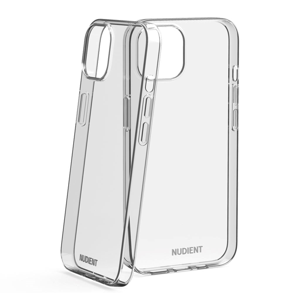 Nudient iPhone 13 Fleksibelt Bagside Cover - Gennemsigtig