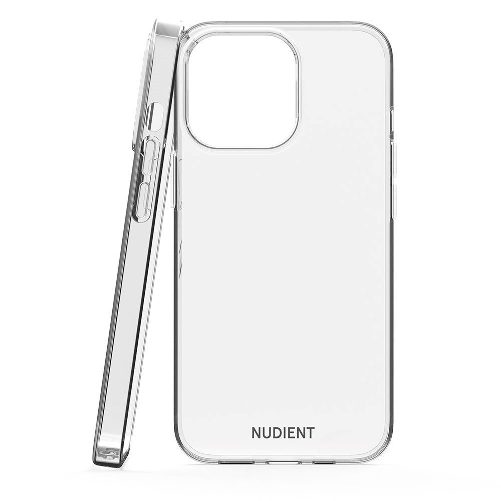 Nudient iPhone 13 Pro Fleksibelt Bagside Cover - Gennemsigtig