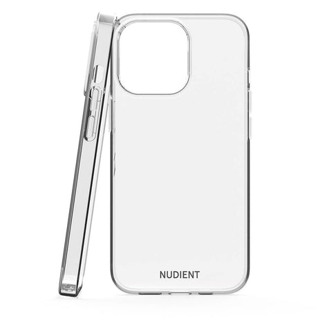 Nudient iPhone 13 Pro Fleksibelt Bagside Cover - Gennemsigtig