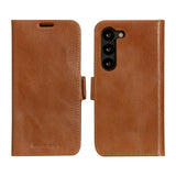 Samsung Galaxy S23 dbramante1928 Lynge Ægte Læder Magnet Flip Cover - Tan