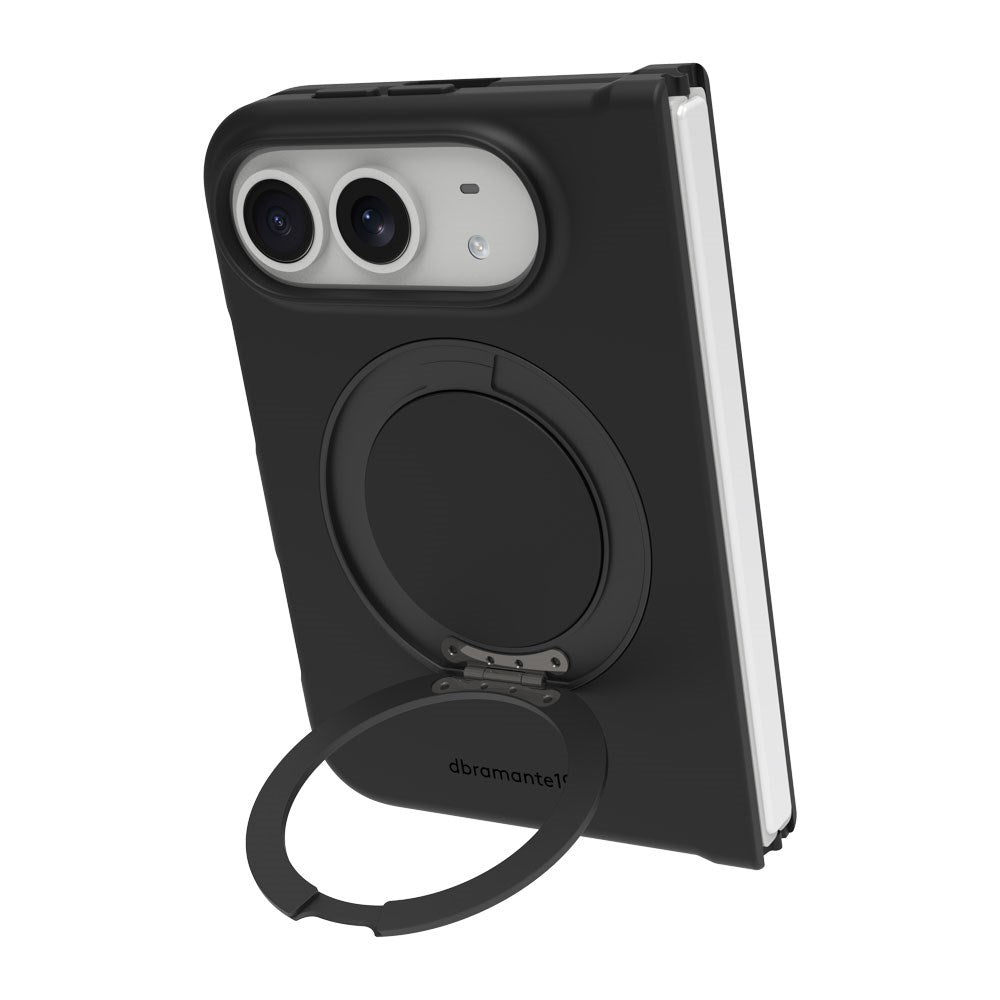 iPhone Duo dbramante1928 Iceland Ultra D30 Kick Cover m. Kickstand - MagSafe Kompatibel - Black