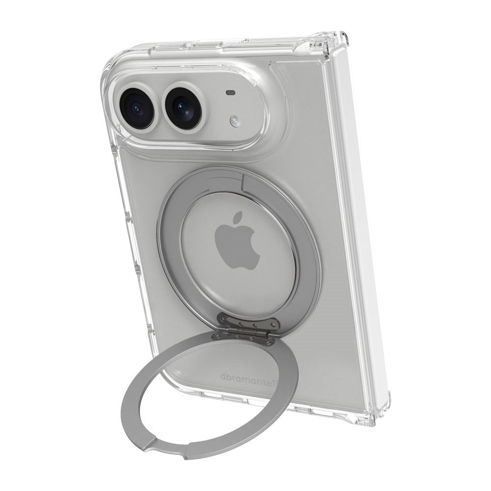 iPhone Duo dbramante1928 Iceland Ultra D30 Kick Cover m. Kickstand - MagSafe Kompatibel - Clear