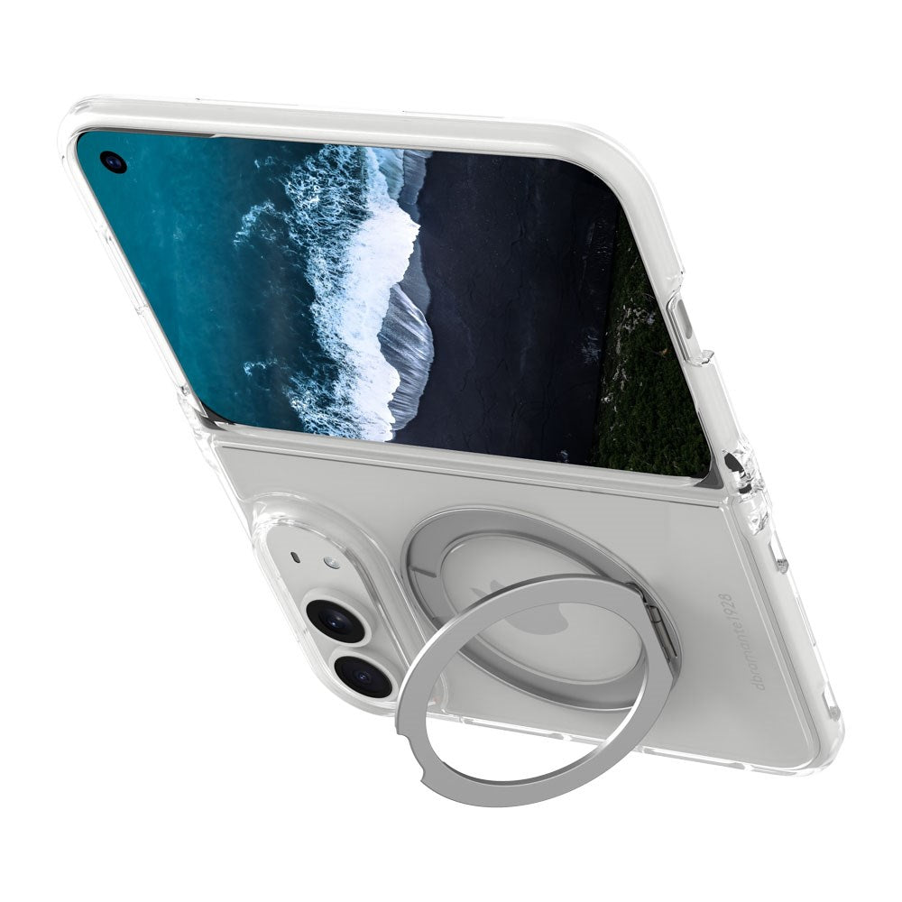 iPhone Duo dbramante1928 Iceland Ultra D30 Kick Cover m. Kickstand - MagSafe Kompatibel - Clear