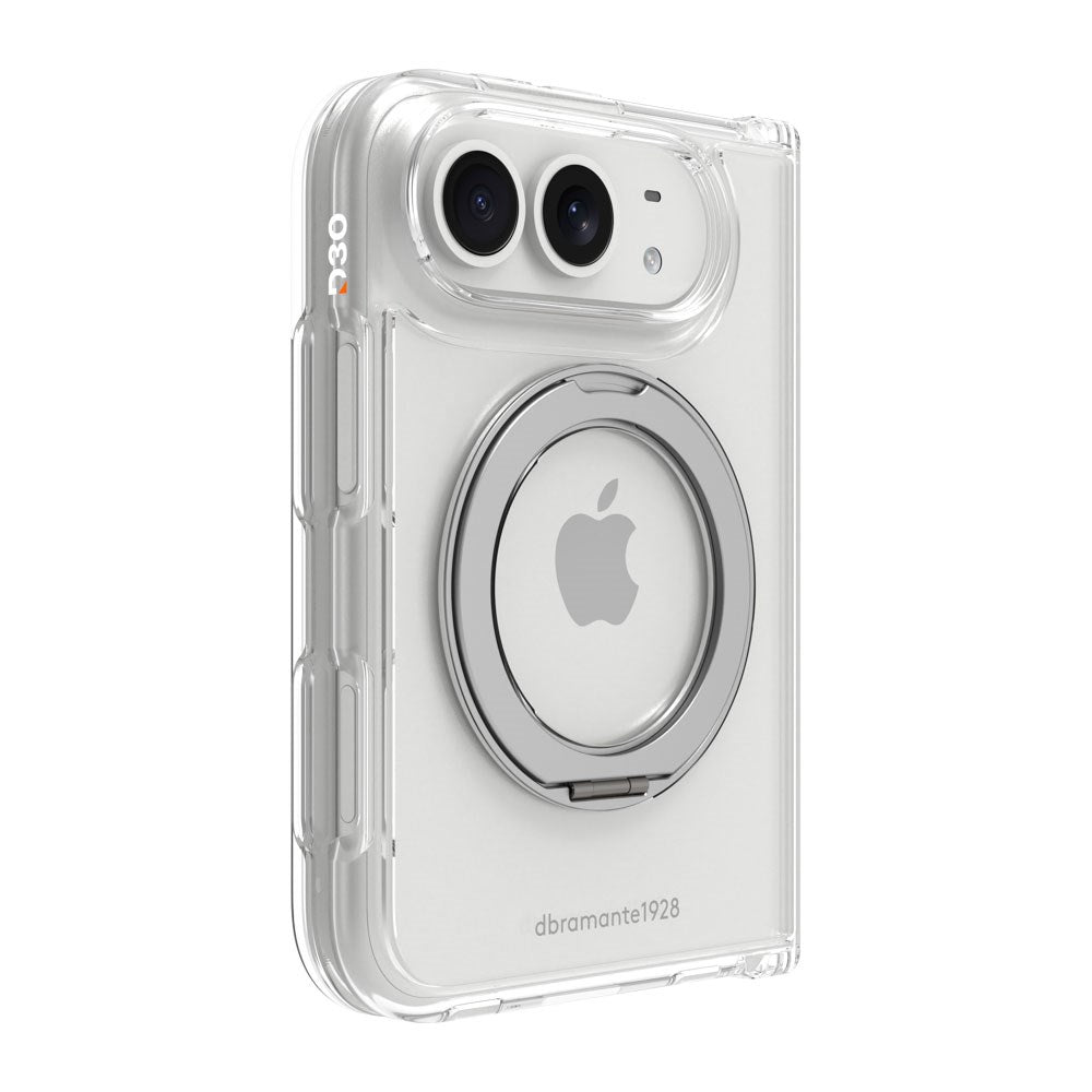 iPhone Duo dbramante1928 Iceland Ultra D30 Kick Cover m. Kickstand - MagSafe Kompatibel - Clear