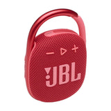 JBL CLIP 4 Støv- og Vandtæt Bluetooth Højtaler m. Karabinhage - Rød