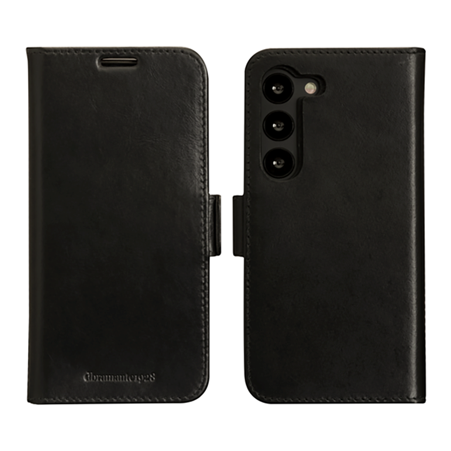 Samsung Galaxy S23 dbramante1928 Lynge Ægte Læder Magnet Flip Cover - Black