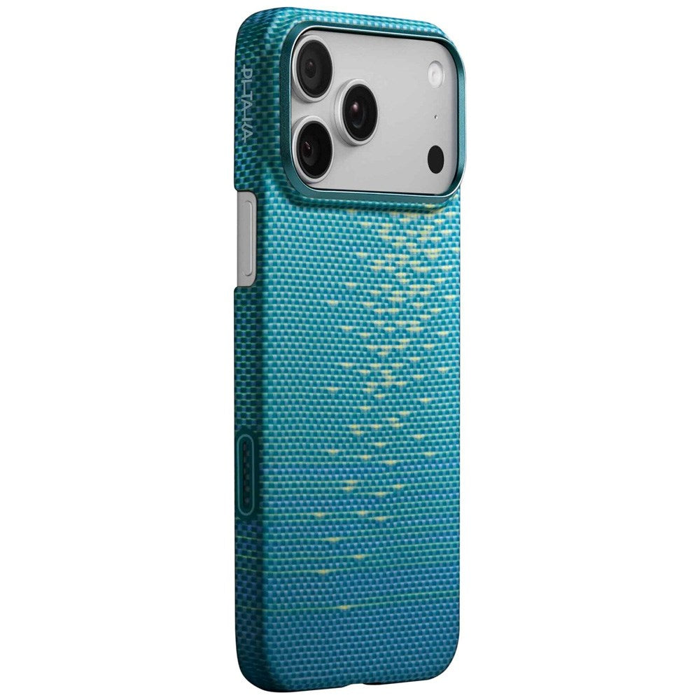 PITAKA iPhone 17 Pro Max Ultra Slim Bagside Cover - MagSafe Kompatibel - Lucid Blue