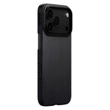 PITAKA iPhone 17 Pro Ultra Slim Bagside Cover - MagSafe Kompatibel - Black / Grey