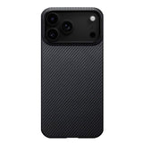 PITAKA iPhone 17 Pro Max Ultra Slim Bagside Cover - MagSafe Kompatibel - Black / Grey