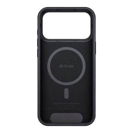 PITAKA iPhone 17 Pro Aramid UltraGuard Bagside Cover - MagSafe Kompatibel - Black / Grey