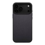 PITAKA iPhone 17 Pro Max Aramid UltraGuard Bagside Cover - MagSafe Kompatibel - Black / Grey