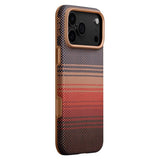 PITAKA iPhone 17 Pro Aramid UltraGuard Bagside Cover - MagSafe Kompatibel - Sunset