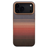 PITAKA iPhone 17 Pro Aramid UltraGuard Bagside Cover - MagSafe Kompatibel - Sunset