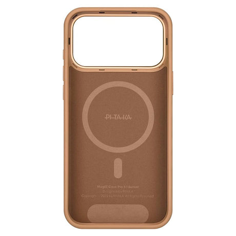 PITAKA iPhone 17 Pro Aramid UltraGuard Bagside Cover - MagSafe Kompatibel - Sunset