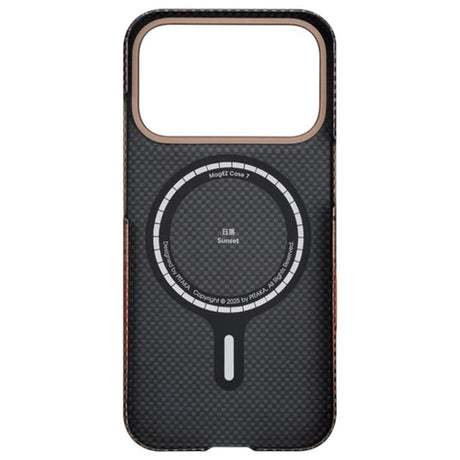 PITAKA iPhone 17 Pro Ultra Slim Bagside Cover - MagSafe Kompatibel - Sunset