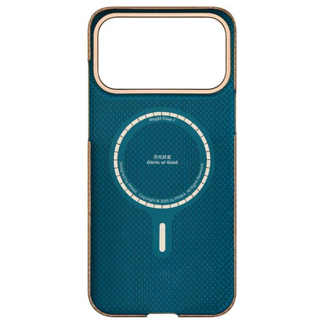 PITAKA iPhone 17 Pro Ultra Slim Bagside Cover - MagSafe Kompatibel - Golden Glint