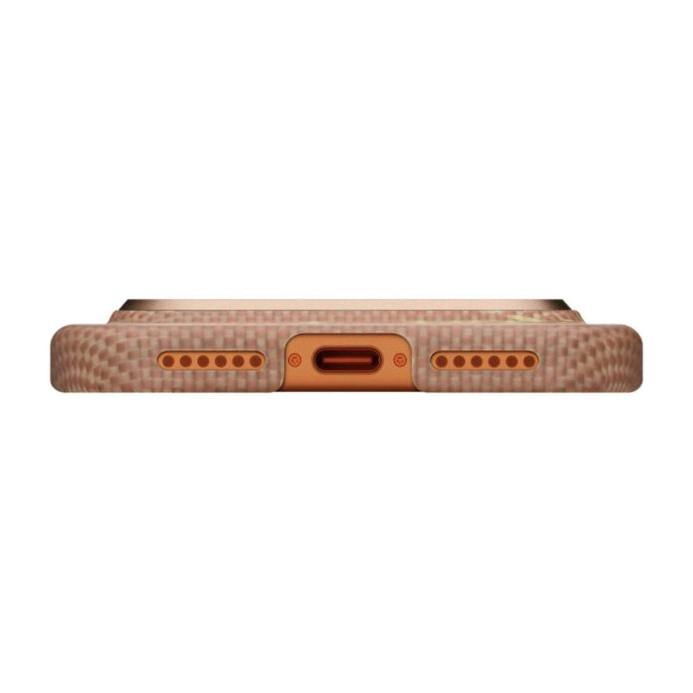 PITAKA iPhone 17 Pro Ultra Slim Bagside Cover - MagSafe Kompatibel - Golden Glint