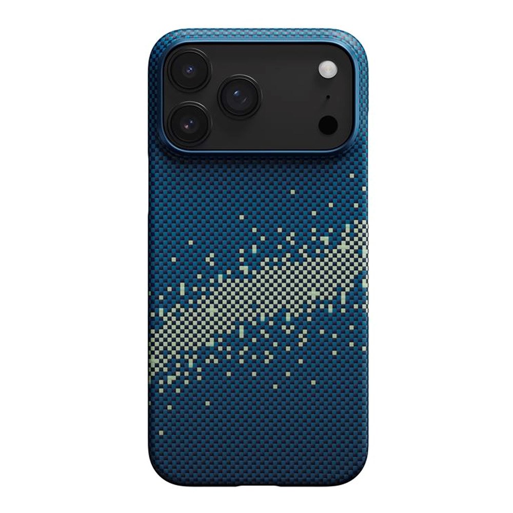 PITAKA iPhone 17 Pro Ultra Slim Bagside Cover - MagSafe Kompatibel - Milky Way Galaxy