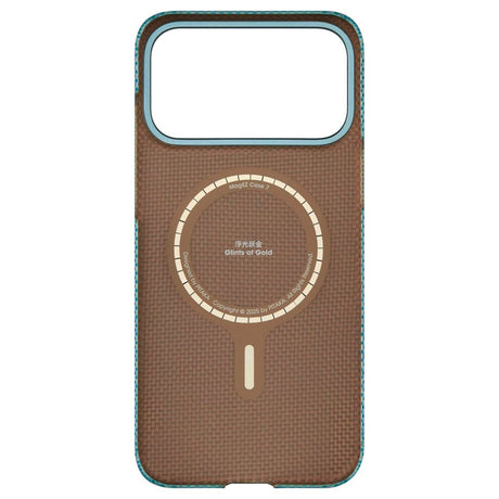 PITAKA iPhone 17 Pro Ultra Slim Bagside Cover - MagSafe Kompatibel - Lucid Blue