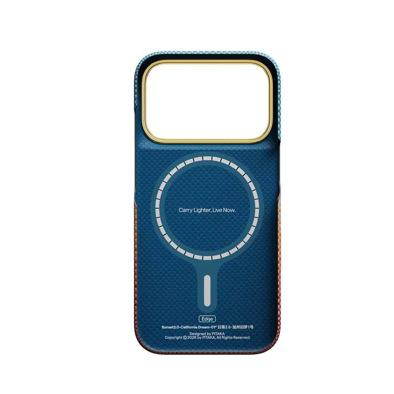 Pitaka iPhone 18 Pro / 17 Pro Edge Bagside Cover - MagSafe Kompatibel - Sunset