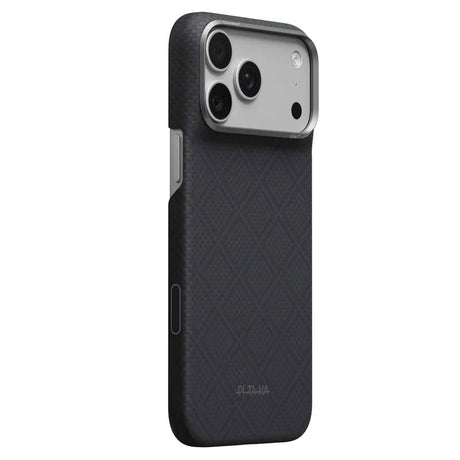 Pitaka iPhone 18 Pro Max / 17 Pro Max Edge Bagside Cover - MagSafe Kompatibel - Basalt Black
