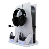 White Shark KIMURA 2 Multifunktionel Ladestation til PS5 - Hvid