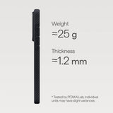 Samsung Galaxy S26+ (Plus) PITAKA Edge Bagside Cover - MagSafe Kompatibel - Black / Grey Twill