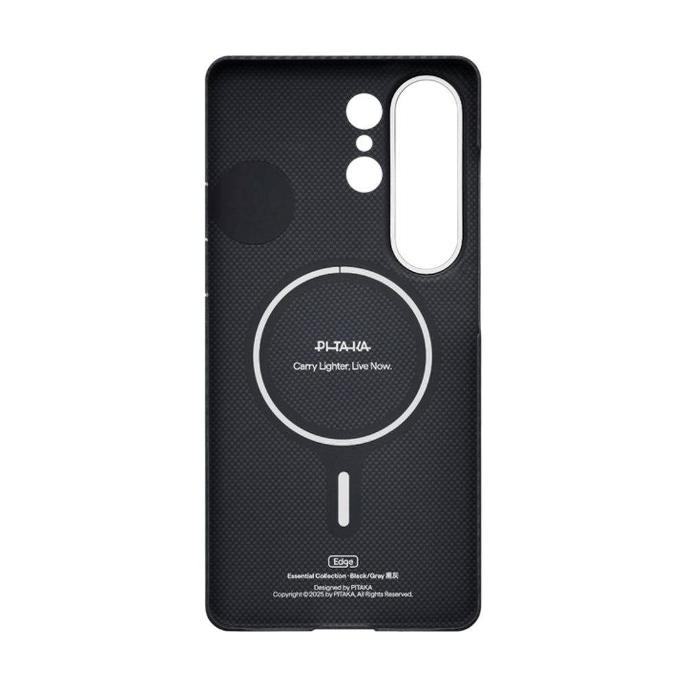 Samsung Galaxy S26 Ultra PITAKA Edge Bagside Cover - MagSafe Kompatibel - Black / Grey Twill