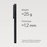 Samsung Galaxy S26 Ultra PITAKA Edge Bagside Cover - MagSafe Kompatibel - Black / Grey Twill