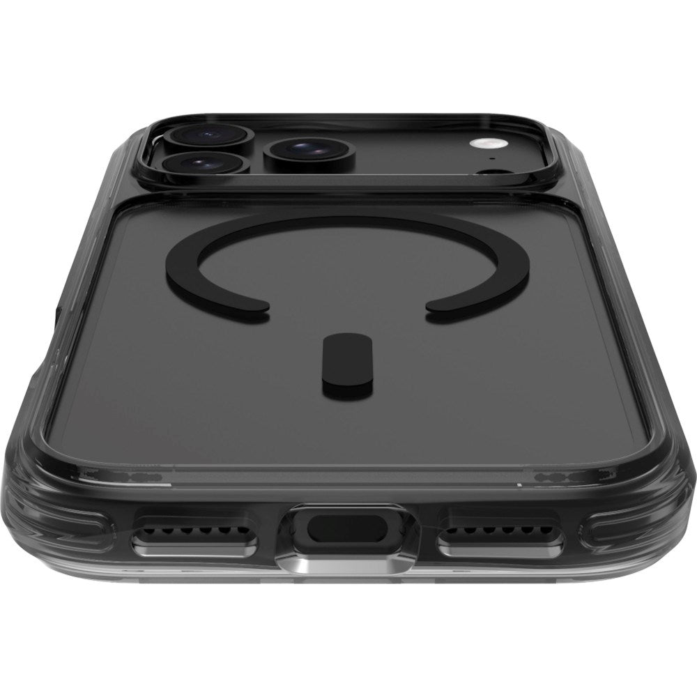 LAUT iPhone 18 Pro / 17 Pro CRYSTAL MATTER X Mobil Cover - MagSafe Kompatibel - Sort / Gennemsigtig