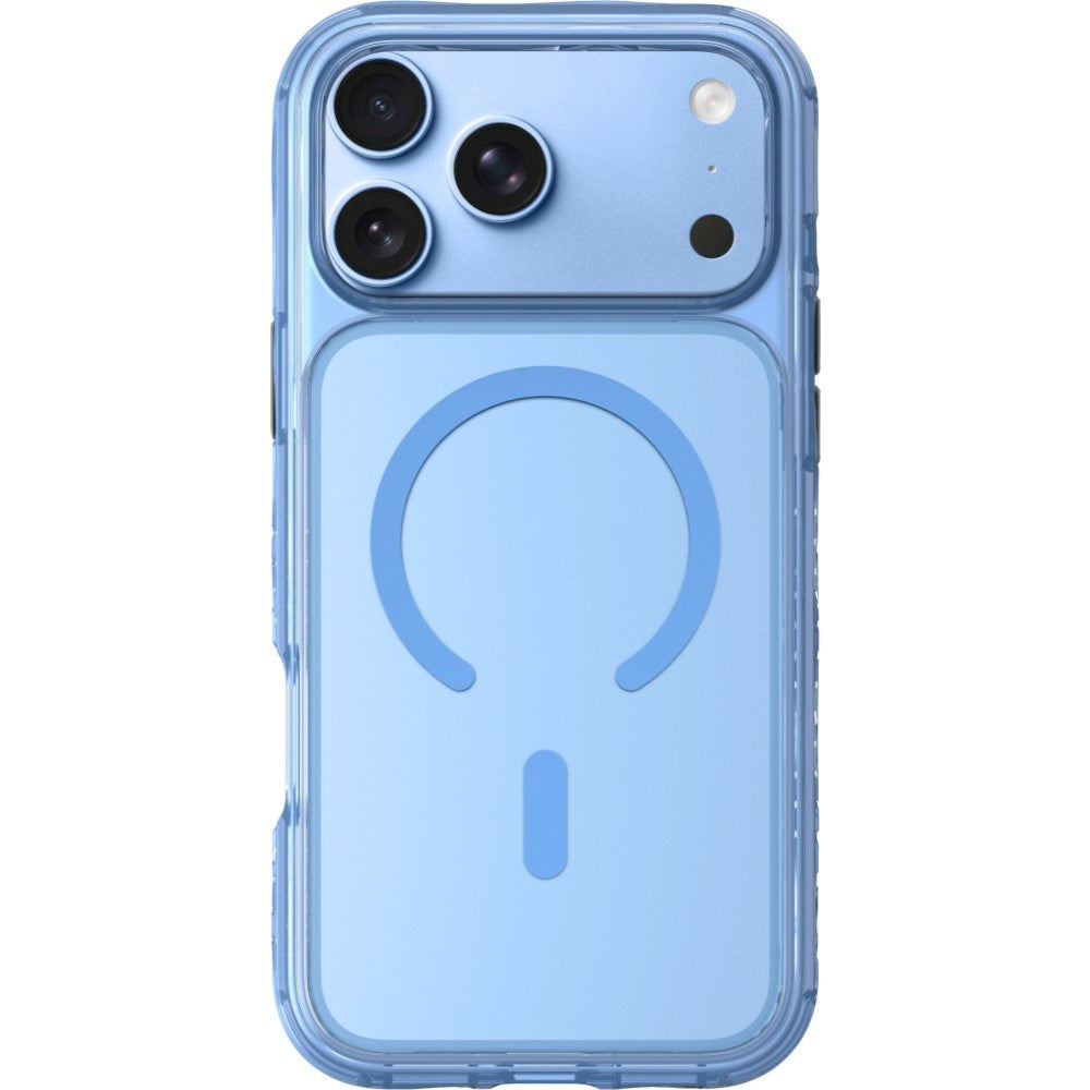 LAUT iPhone 18 Pro Max / 17 Pro Max CRYSTAL MATTER X Mobil Cover - MagSafe Kompatibel - Blå / Gennemsigtig