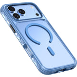 LAUT iPhone 18 Pro Max / 17 Pro Max CRYSTAL MATTER X Mobil Cover - MagSafe Kompatibel - Blå / Gennemsigtig