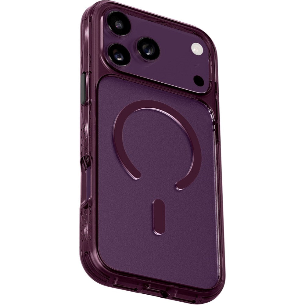 LAUT iPhone 18 Pro / 17 Pro CRYSTAL MATTER X Mobil Cover - MagSafe Kompatibel - Lilla / Gennemsigtig