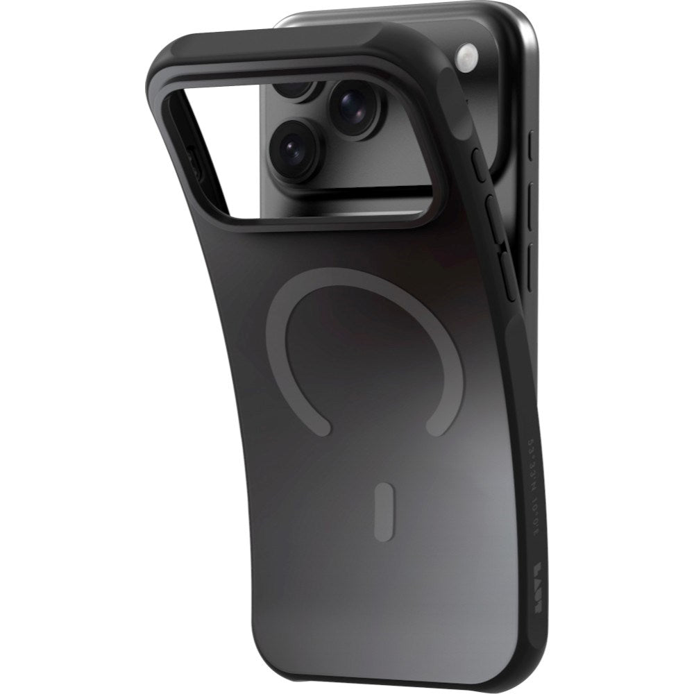 LAUT iPhone 18 Pro / 17 Pro HUEX WAVE Mobil Cover - MagSafe Kompatibel - Midnight Silver