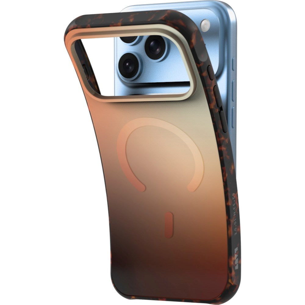 LAUT iPhone 18 Pro / 17 Pro HUEX WAVE Mobil Cover - MagSafe Kompatibel - Sunset Gold