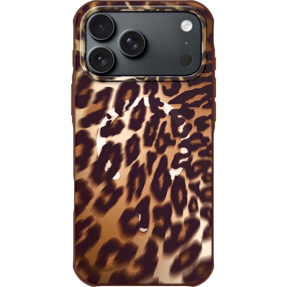LAUT iPhone 18 Pro / 17 Pro HUEX WAVE Mobil Cover - MagSafe Kompatibel - Mocha Leopard