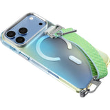 LAUT iPhone 18 Pro Max / 17 Pro Max NEON DREAM Mobil Cover med Strop - MagSafe Kompatibel - Trippy Tide