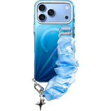 LAUT iPhone 18 Pro / 17 Pro NOVA GLOW Cover m. Strop og Stjerne Charm - MagSafe Kompatibel - Blå