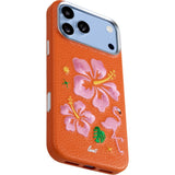 LAUT iPhone 18 Pro Max / 17 Pro Max TWINE EDGE Mobil Cover med Strop - MagSafe Kompatibel - Sunset Hibiscus