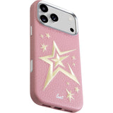 LAUT iPhone 18 Pro / 17 Pro TWINE EDGE Mobil Cover med Strop - MagSafe Kompatibel - Pink Crush Star