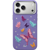 LAUT iPhone 18 Pro Max / 17 Pro Max TWINE EDGE Mobil Cover med Strop - MagSafe Kompatibel - Lilac Butterfly