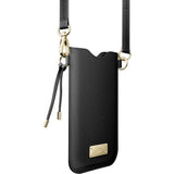 LAUT Vegansk Læder Crossbody Mobil Taske PRESTIGE - Sort (Maks. Mobil: 6,5")
