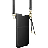 LAUT Vegansk Læder Crossbody Mobil Taske PRESTIGE - Sort (Maks. Mobil: 6,5")
