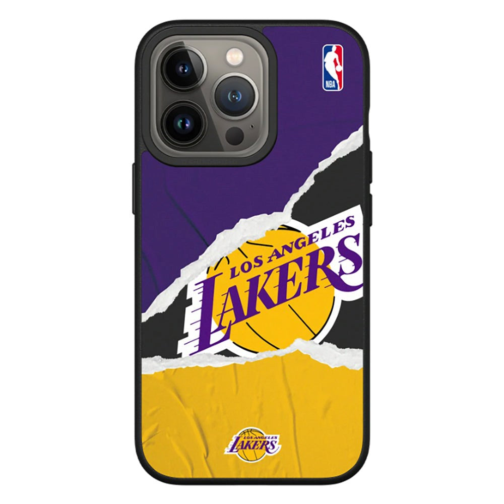 iPhone 13 Pro RhinoShield SolidSuit Håndværker NBA Cover m. Los Angeles Lakers - Sweat and Tears