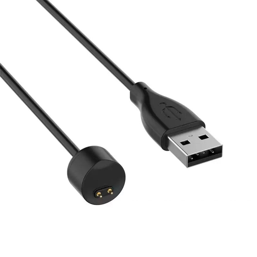 Telcon USB-A Oplader til Xiaomi Smart Band 7 / Mi Smart Band 6 / 5 - 1m - Sort