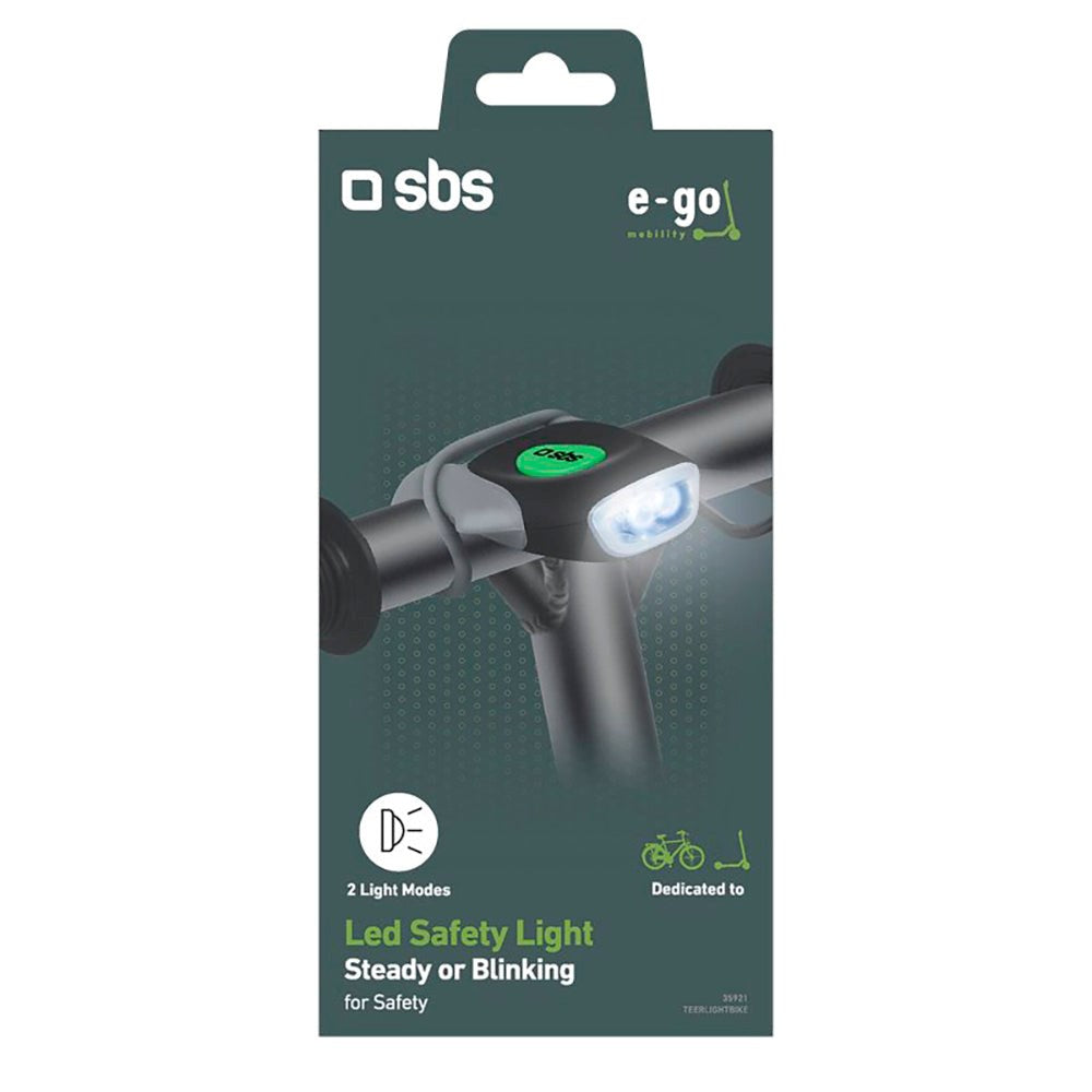 SBS LED Sikkerhedslys til Cykel & Løbehjul - Sort