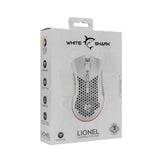 White Shark LIONEL Trådløs 6D / 10000 DPI Gaming Mus - Hvid