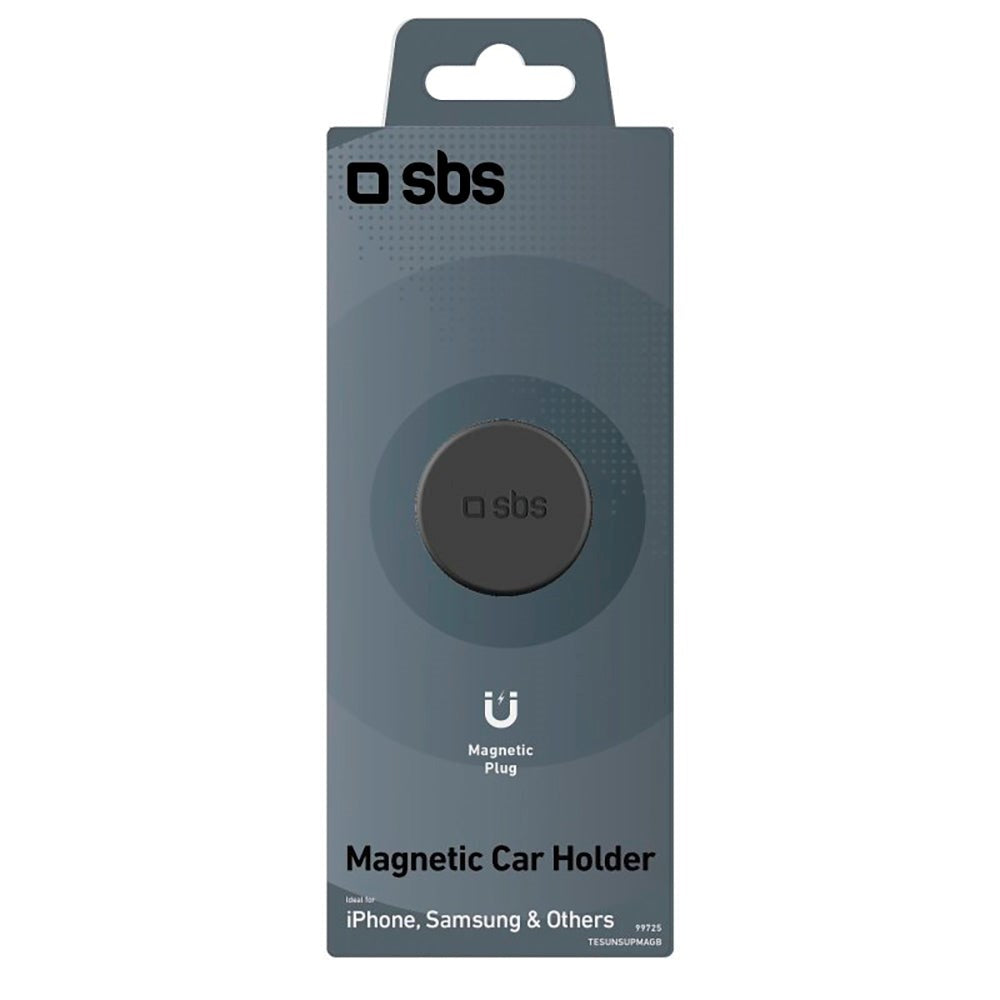 SBS Mini Magnetisk Mobilholder til Bil - Sort